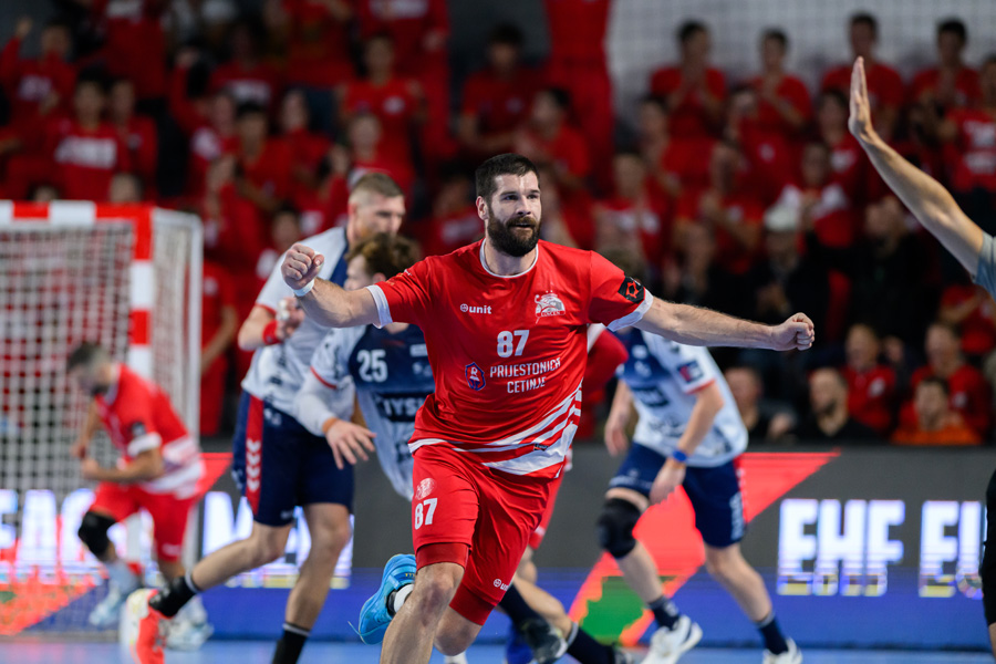 EHF European league - Group phase match between RK Lovcen and SG Flensburg-Handewitt, Podgorica, Montenegro at Bemax Arena