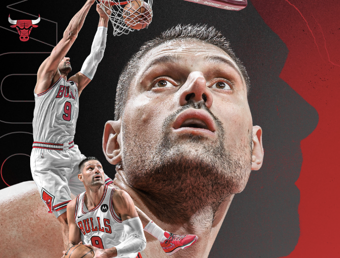 nikola vucevic bulls poster