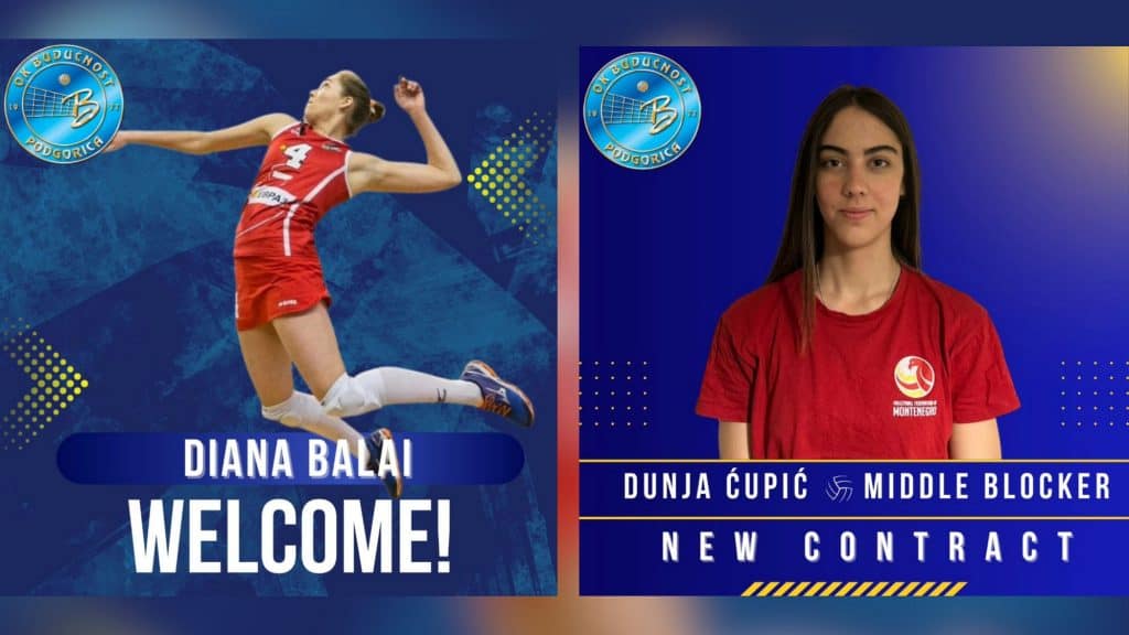 Ruskinja Balai nova korektorka Budućnosti, stigla i srednja blokerka Dunja Ćupić - Odbojka Crna Gora