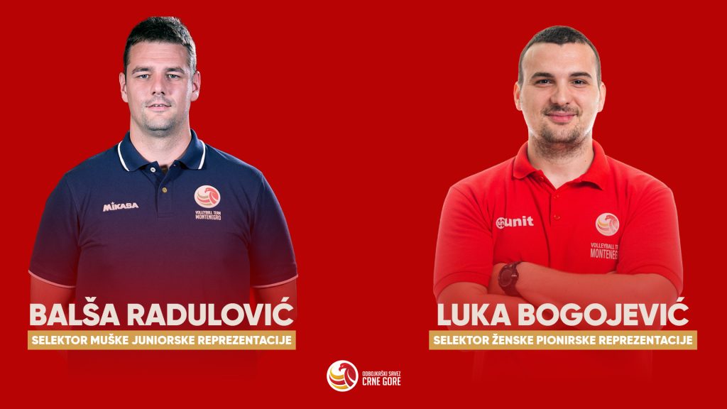 Balša Radulović novi selektor juniora, Luka Bogojević vodi pionirke Crne Gore - Odbojka Crna Gora