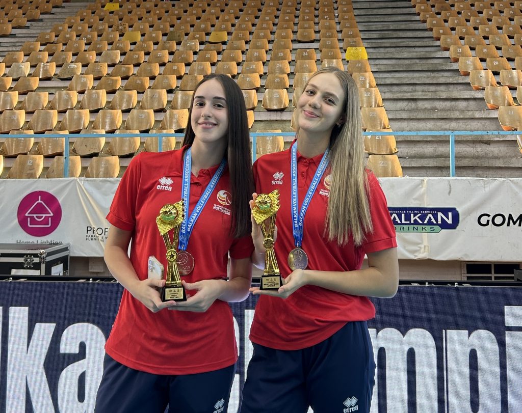 Nađa Peković najbolji tehničar, Elena Jovanović najbolji primač servisa U17 Balkanskog prvenstva - Odbojka Crna Gora