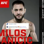 Crnogorska zastava u UFC-u: Miloš Janičić i zvanično debituje u Beogradu