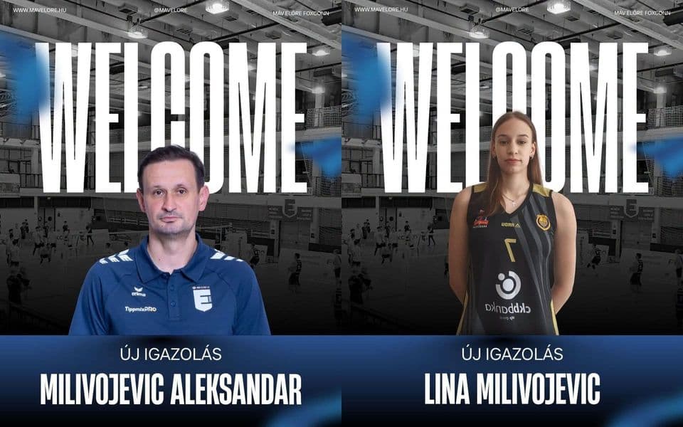 Aleksandar Milivojević promovisan u prvog trenera MAV Elorea, kćerka Lina u prvom ženskom timu - Odbojka Crna Gora